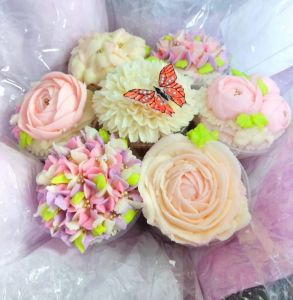 Cupcakes Rose de rosa