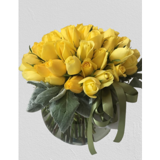 48 Roses Jaune 